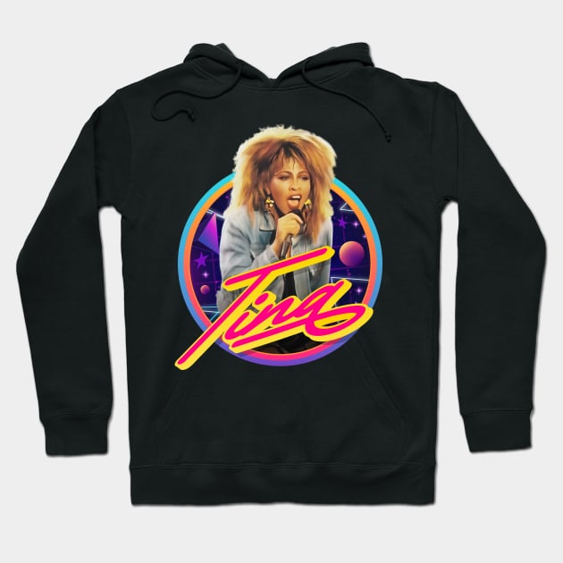 Tina Turner Hoodie by Trazzo